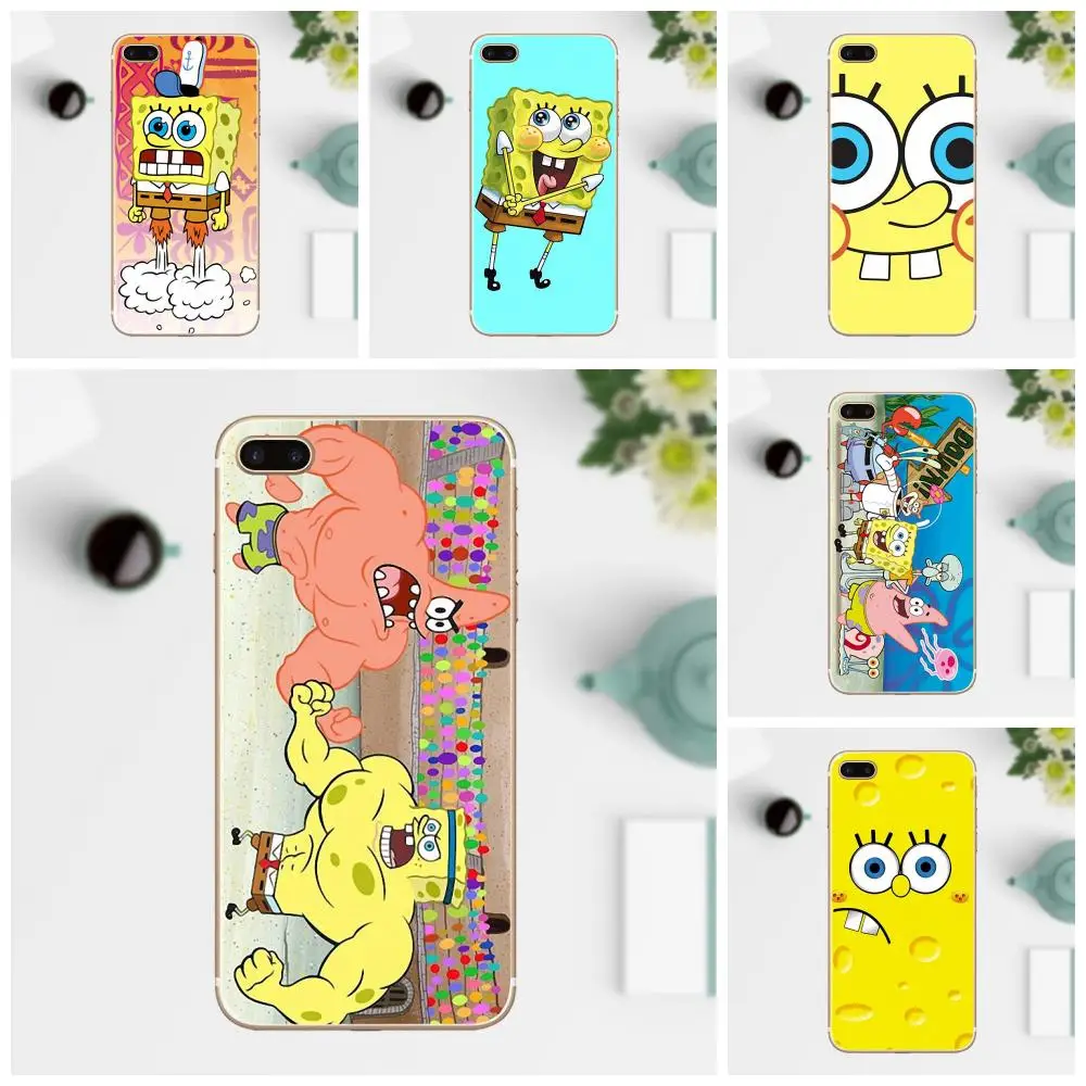 

Arkmen Sponge Bob TPU Phone Cover Case Coque For Xiaomi Redmi 5 4A 3 3S Pro Mi4 Mi4i Mi4C Mi5 Mi5S Mi Max Mix Note 2 3 4 Plus