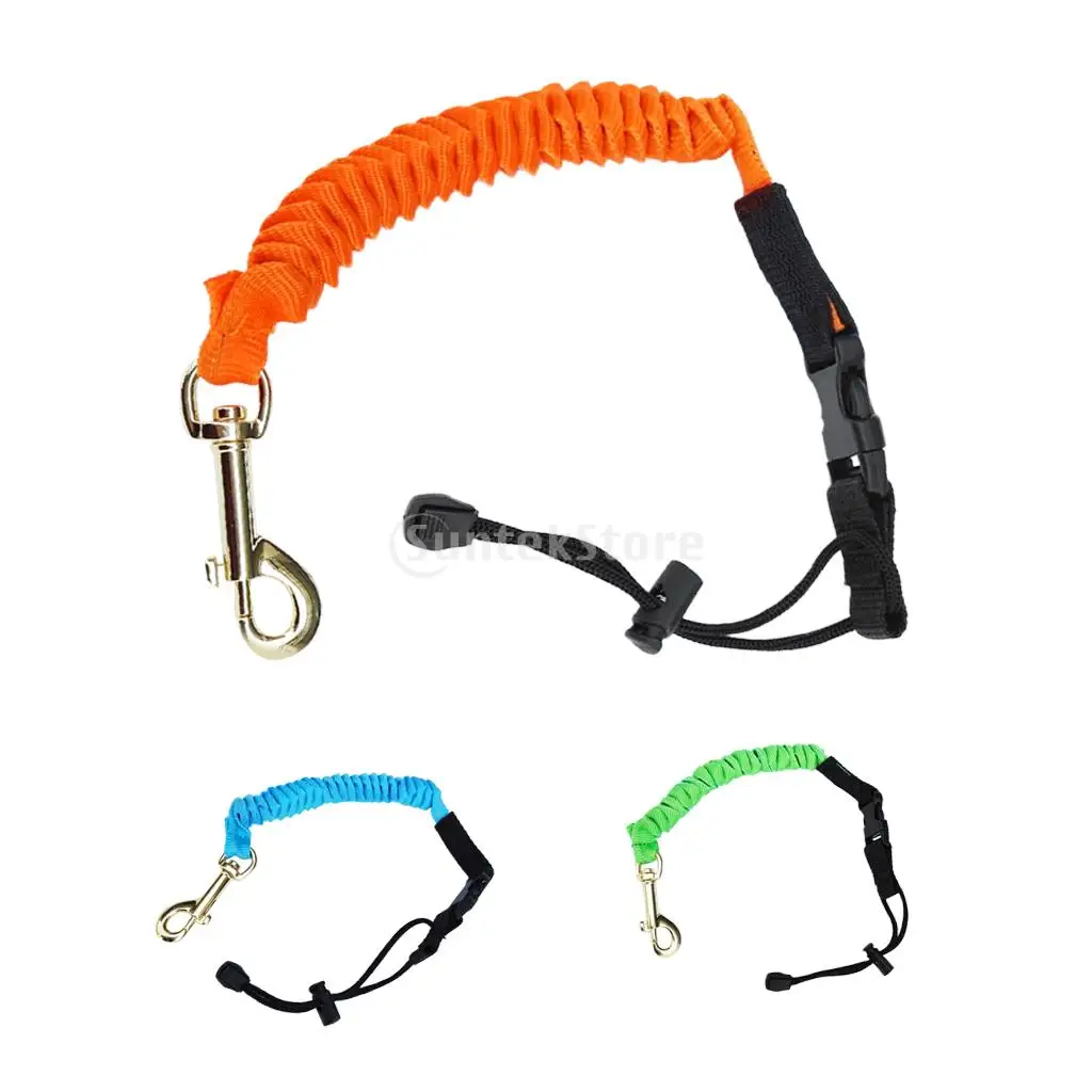 Elastic Paddle Leash Fishing Leash Safety Cord Rod Leash Lanyard Canoe