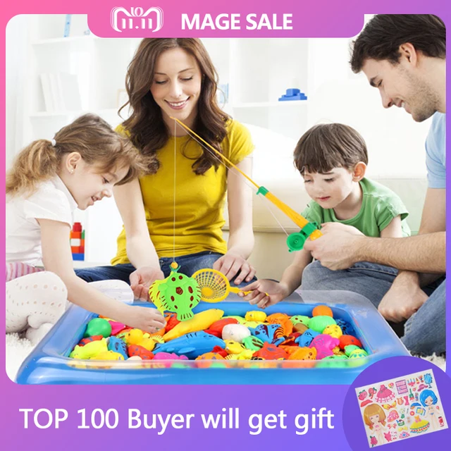 Pcs Magnetic Memancing Kolam Renang Mainan Anak Anak Fishing Rod Pcs Magnetic Memancing Kolam Renang Mainan Anak Anak Fishing Rod