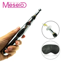 Meselo Electric Shock 9 Strength Nipple Clitoral Vibrator Clit Stimulate Sex Toy Women BDSM Electronic Breast Machine Eye Mask