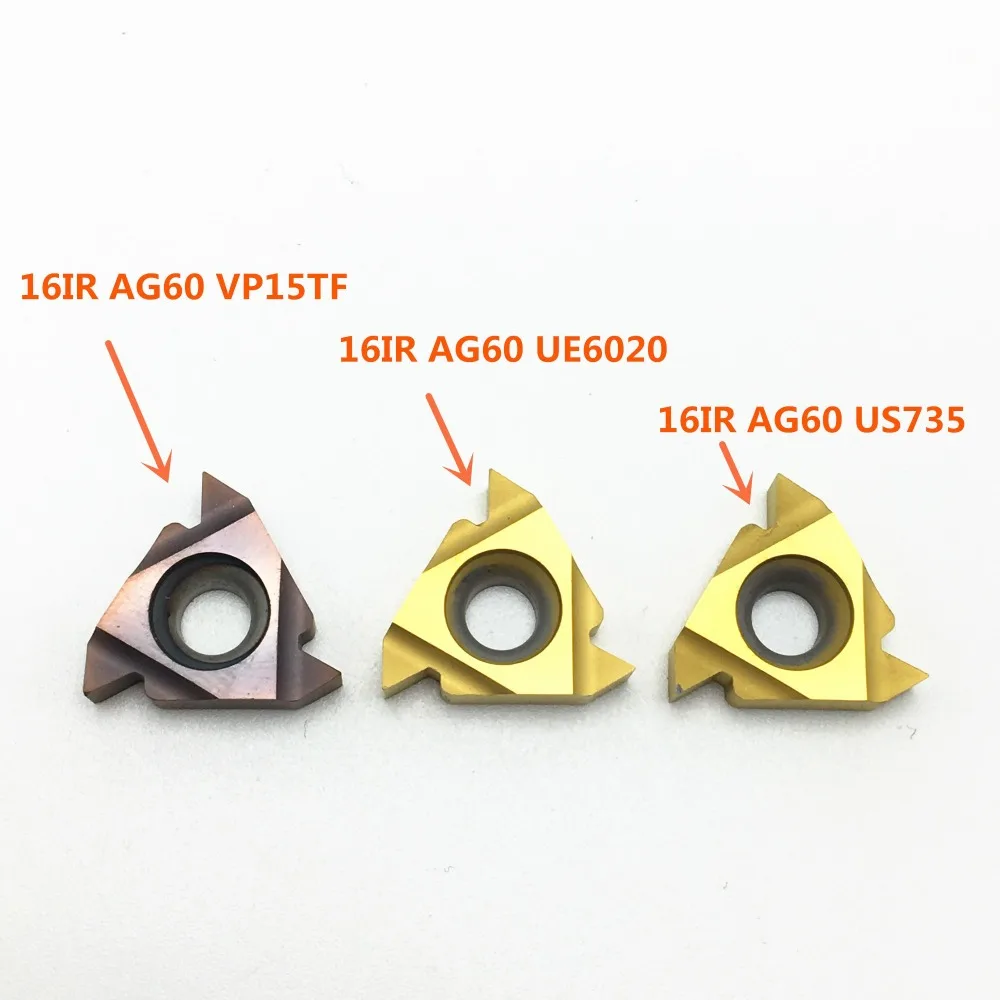 

10PCS Carbide tool MMT16IR AG60 new thread car blade metal turning tool CNC machine tool accessories milling turning lathe tool