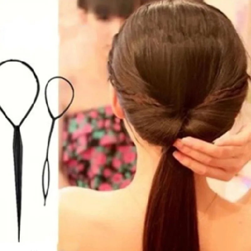 

Plastic Magic Easy Topsy Hair Tail Braid Ponytail Styling Maker Clip Tool Black