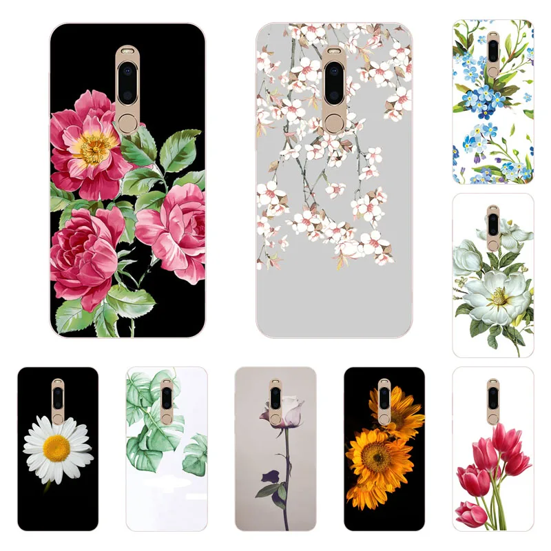 meizu note 8 Case Silicon Bright flower Painting Soft TPU Back Cover for m8 Phone protect cases shell |