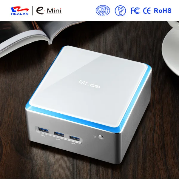 4GB RAM Mini PC Windows 3 Years Warranty Barebone PC Micro Computer Intel quad core 4K HD HTPC TV Box DHL Free Shipping