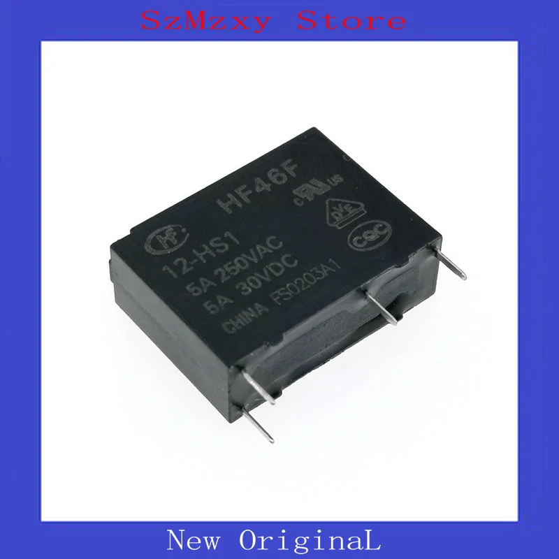 10 PCS HF46F-12-HS1 DIP-4 POWER RELAY