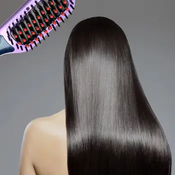 

New Ceramic Electric Hair Straightening Brush LCD Comb Irons Salon Home Barber Styling Tools NEW