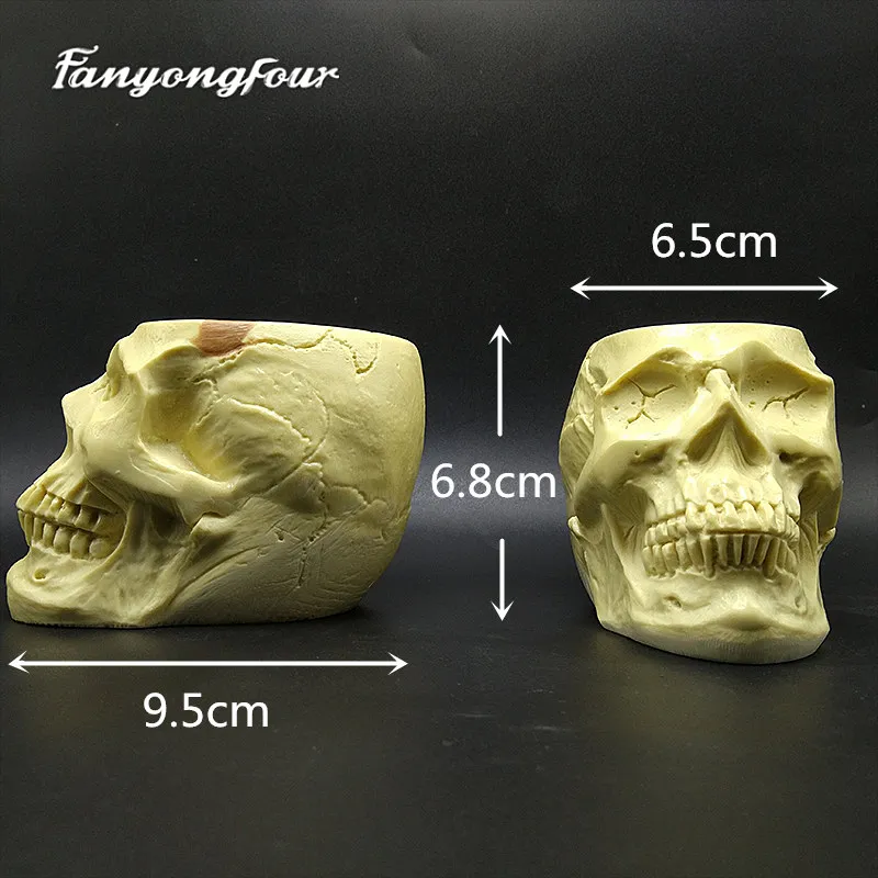 Пепельница в виде черепа цементная форма для торта силиконовая форма для шоколада гипсовая свеча Мыло Конфеты кухонные формы для выпечки