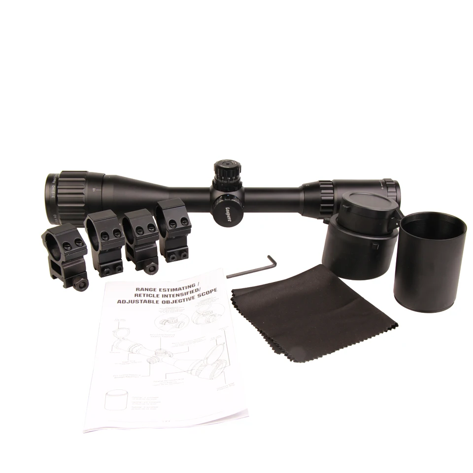 Горячая LEAPERS 3-9X40 Riflescope Mil Dot рихткрус оптиче Zicht Jacht рихткийкер тактическая оптика страйкбол пневматические пистолеты прицелы