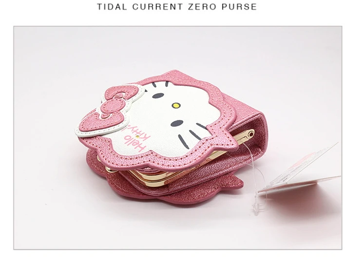 

Hello Kitty Gift coin zero wallet Flower ladies stereo buckle zero wallet FOLDABLE PURSE