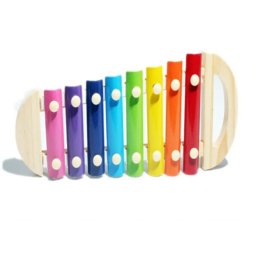 Горячие детские музыкальные игрушки ксилофон развития мудрых деревянных инструментов AUG 30