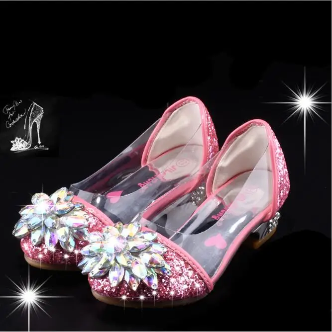 Обувь для девочек Дети Весна принцессы розовый Сильверс вечерние кожаная обувь для модная одежда для девочек 10 лет Большой Размеры 26-37