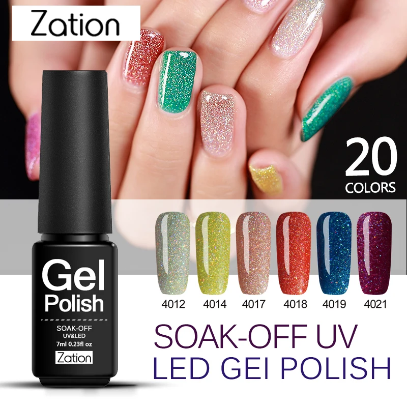 Buy Zation 7ML Hybrid Gel Varnish Neon UV Nail Gels