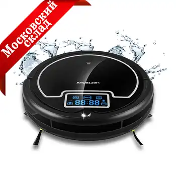 (Moscow Warehouse) Wireless Auto Robot Vacuum Cleaner For Home with Water Tank,Wet&Dry, Big Mop, Schedule,UV lamp, HEPA filters - Category 🛒 All Category