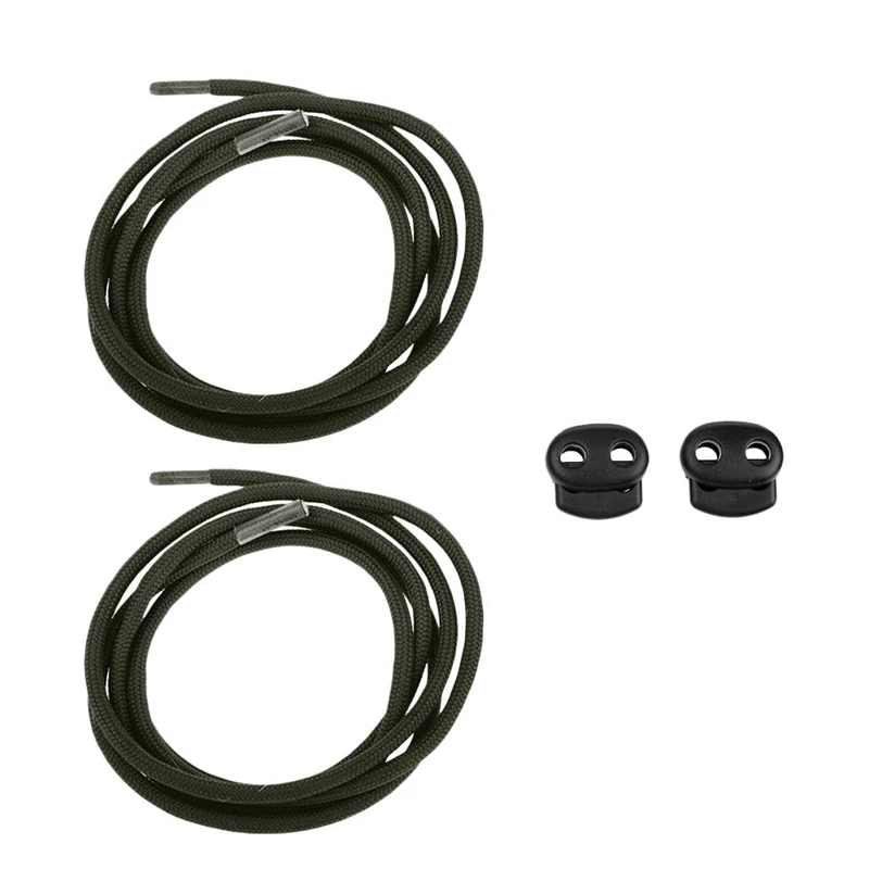 1 زوج من أربطة الحذاء + 2 قطعة إبزيمات بلاستيكية التخييم التنزه بقاء Paracord أربطة الحذاء مشعل نار الطوارئ التمهيد الأربطة