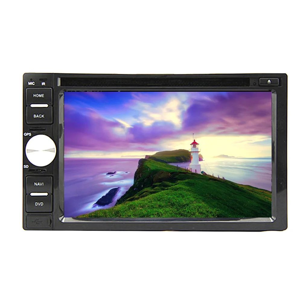 Flash Deal In Deck PC MP3 HeadUnit Stereo CD 6.2 Inch EQ Autoradio System Sub win8 Music Video Radio Audio MP5 GPS Map Car DVD 14