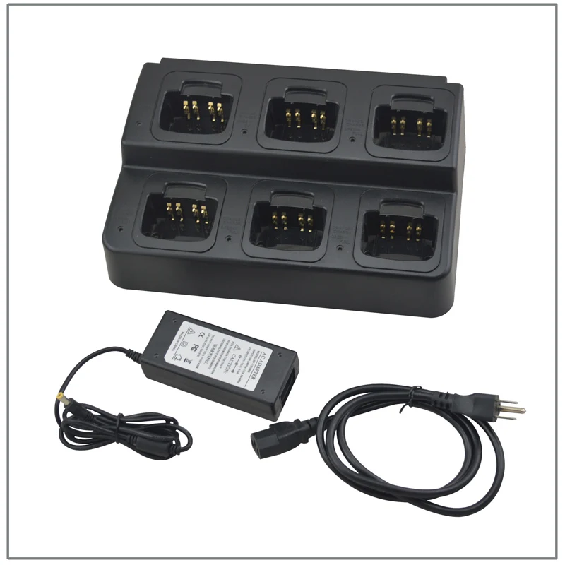 6 Way Rapid Charger Six way Multi-charger Universal Rapid for Motorola HT750HT1250GP328GP340GP380(For Li-ion and Ni-MH both)