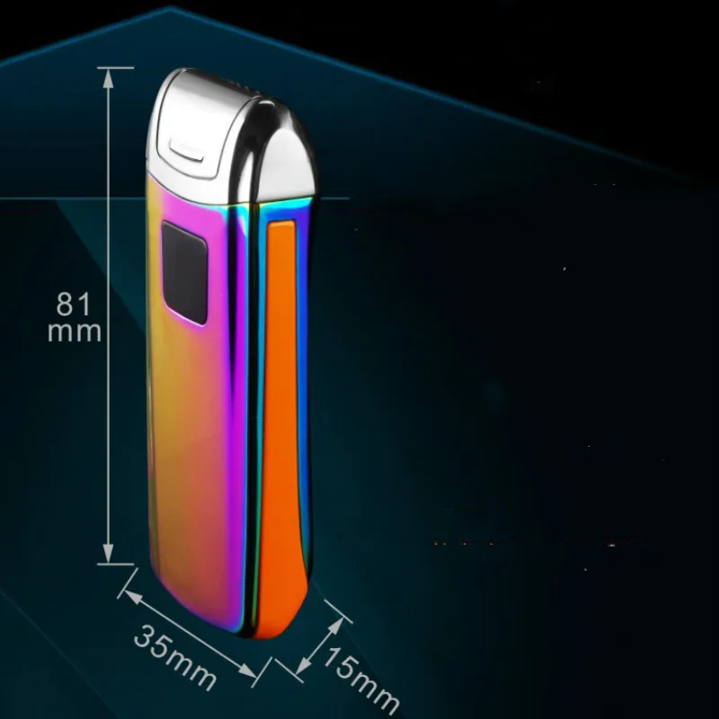 USB Зажигалка двойная дуга ветрозащитная беспламенная Электронная зажигалка Прикуриватель плазменная Зажигалка мужской подарок аксессуары для курения