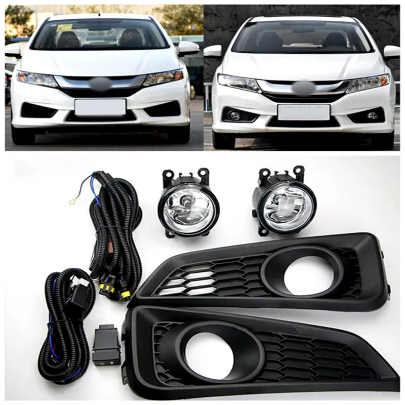 For Honda City 2014 2015 2016 Exterior Car Accessoires Car Front Fog