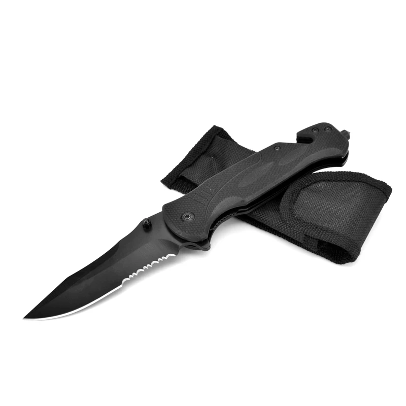 

KSHIELD High Quality Folding Knife Hunting G10 Outdoor Camping Pocket Survival Tactical Knives Utility Fixed Blade Multitool