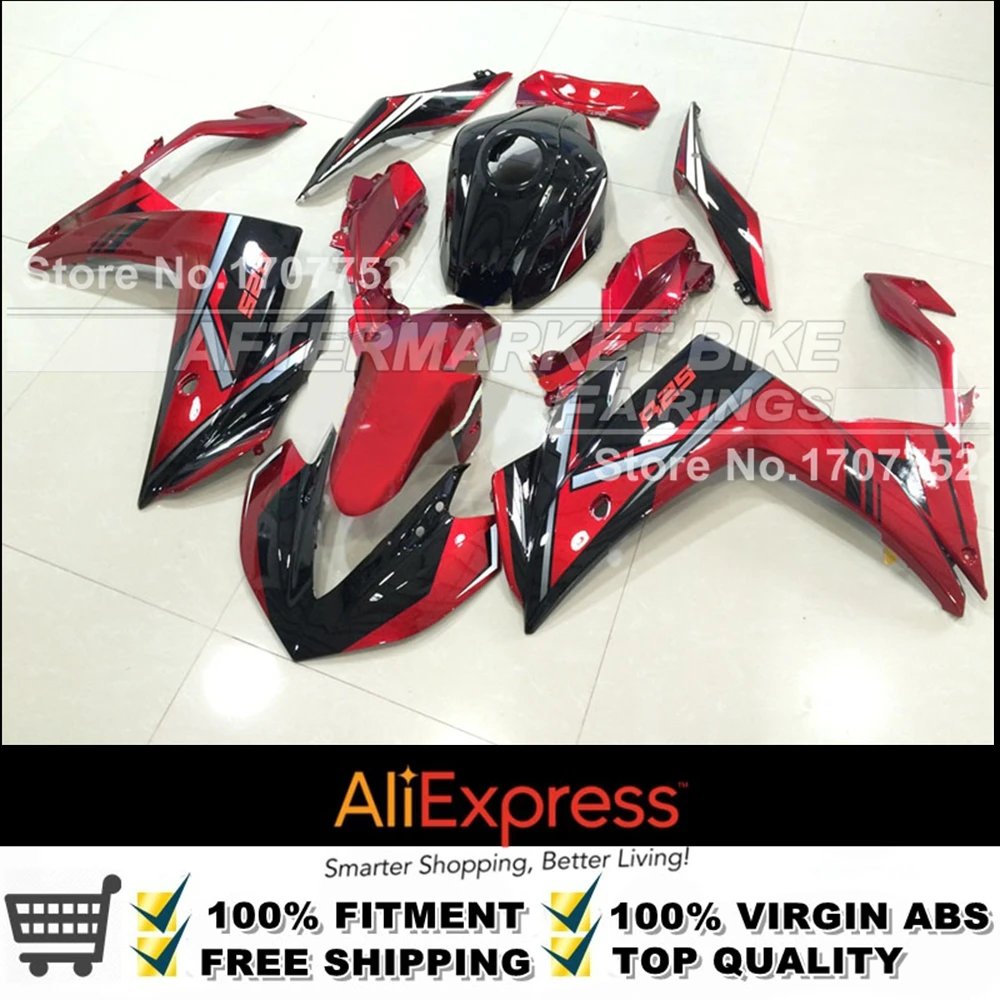 Custom Design Injection Fairings For Yamaha R25 2014 2015 R3 2015 ABS