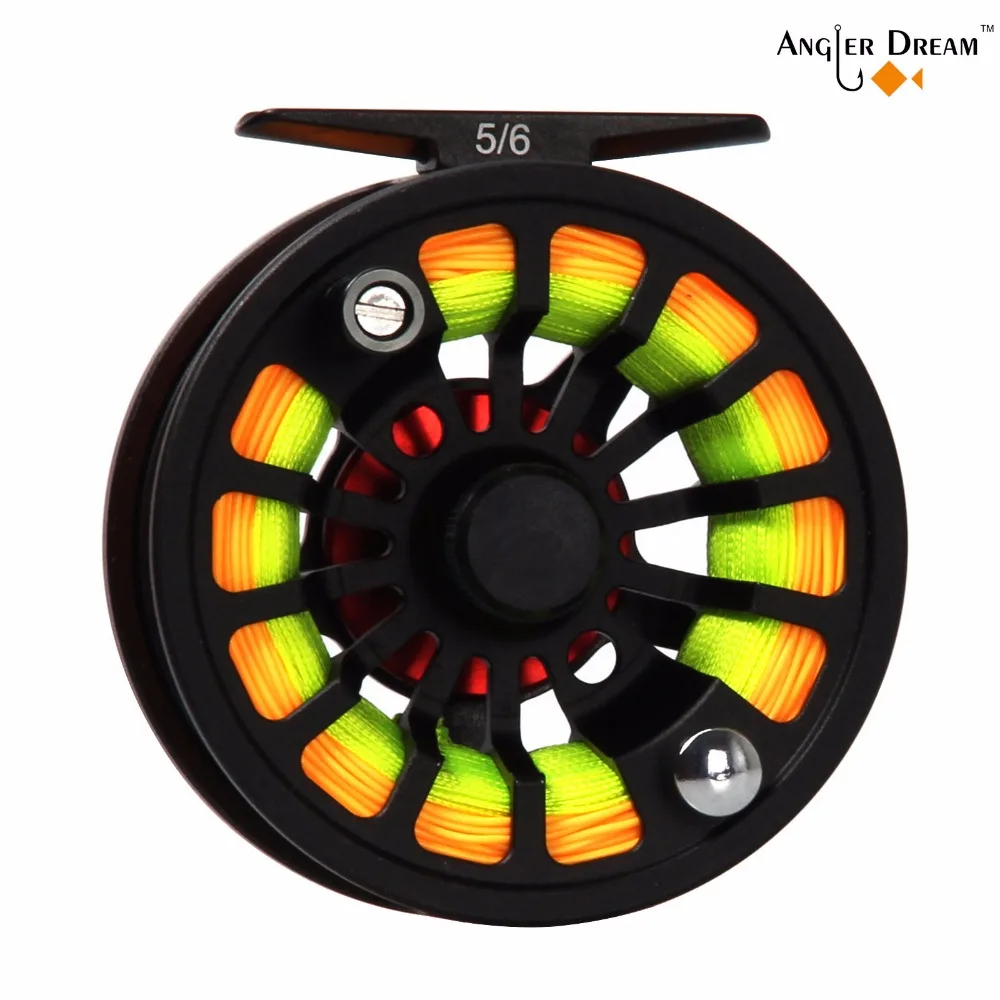 

Angler Dream Fly Fishing Reel 3/4 5/6 7/8 Interchangeable Fly Reel 2+1BB 1:1Aluminum Alloy Fishing Gear Fishing Tackle