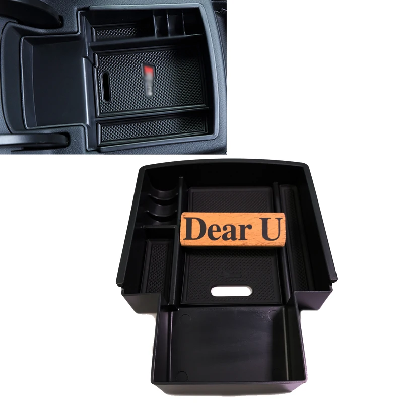 Buy JEAZEA Inner Central Control Armrest Storage Secondary Glove Box Organizer
