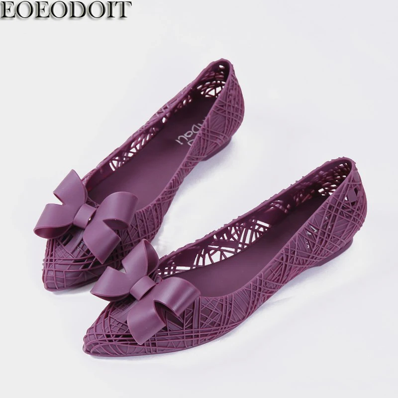 jelly pointed flats