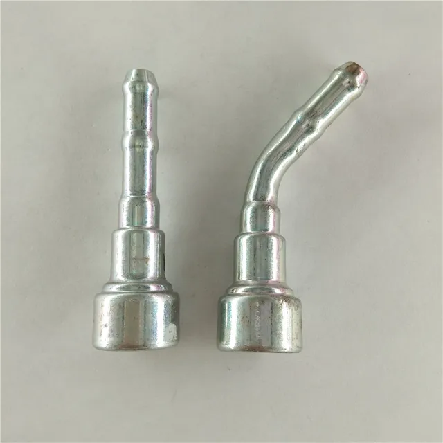 7.89mm SAE 5/16 Fuel pipe fittings Metal Fuel line quick connector 45