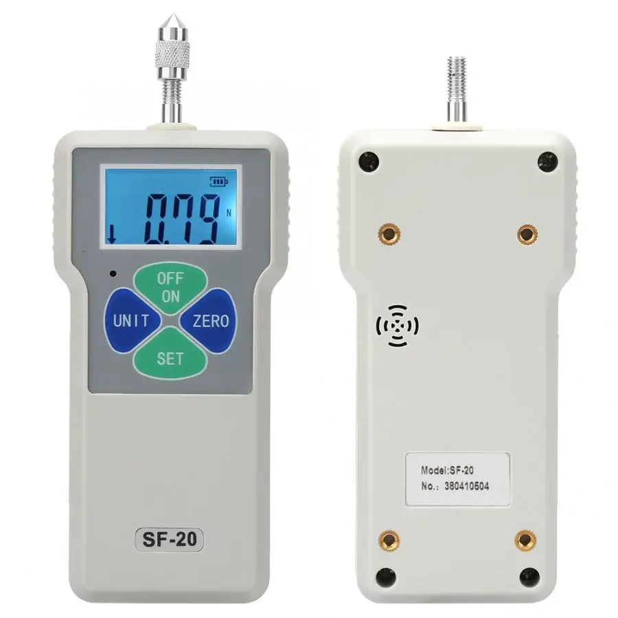 SF-20 Portable Push and Pull Tester Meter Digital Force Gauge 20N/2kg/4.5b 100-240V