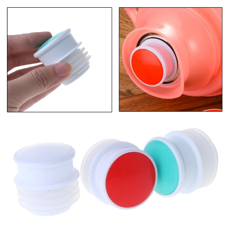 

1 Pc Food Grade Silicone Thermos Plug Cap Stopper Bottle Lid Replacement Kettle Parts 4.5cmx4cm