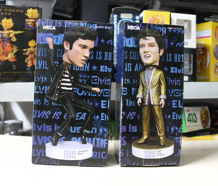 Elvis Presley Jailhouse Rock и 1957 год в золоте 2 вер. NECA головка молотки 21 см фигурка с