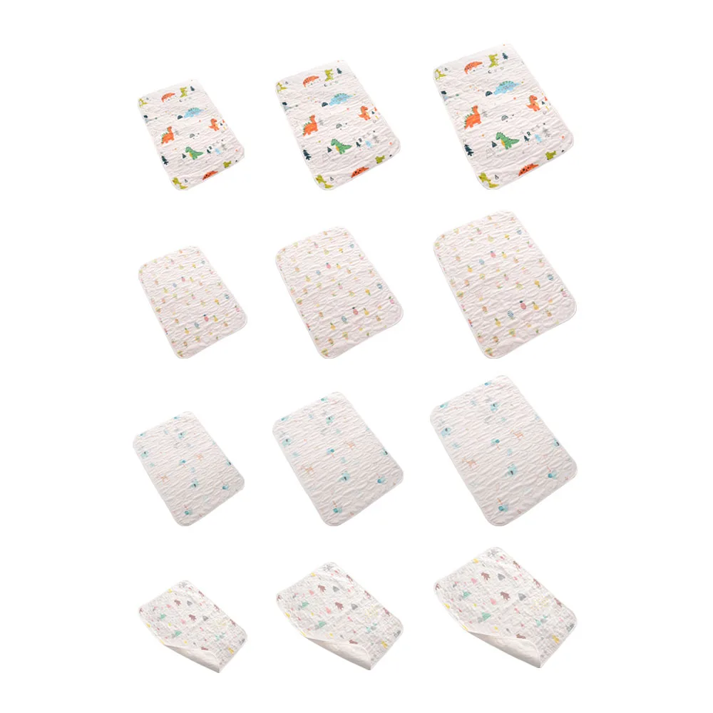 Baby Changing mat Infants Portable Foldable Washable Waterproof Mattress Cartoon Changing Pad Floor mats Cushion Reusable Diaper