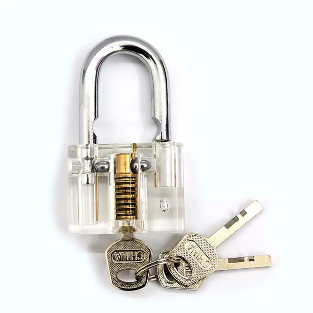 Clear Disc Detainer Practice Lock Locksmith Padlock Tools Cutaway