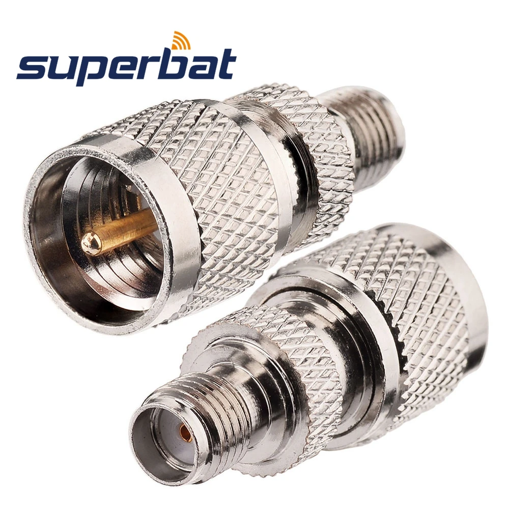 

Superbat Truck Satellite Radio Adapter Mini-UHF Plug Male to SMA Female Jack RF Coaxial Adapter for Satellite Radio Antenna