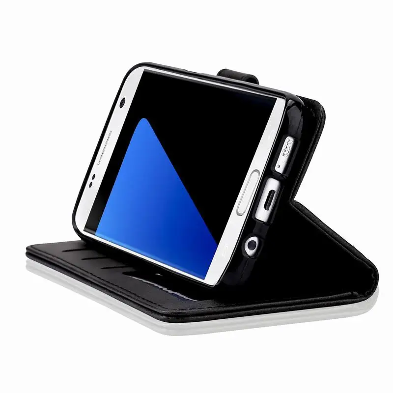 Кожаный чехол-книжка для samsung Galaxy S7 Edge, чехол для samsung S7 Edge, Роскошный кошелек, Магнитный чехол-книжка для мобильного телефона, чехол для samsung S 7
