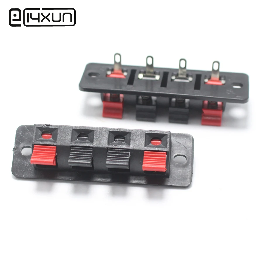 

2pcs WP External Banana jack 4Pin Speaker Amplifier Wire Clip Audio Socket WP4 4 Pole Spring Terminal Switch