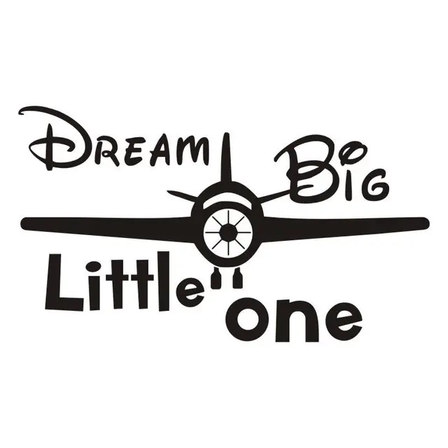 Cartoon Airplane Vinyl Wall Stickers Dream Big Little One Quotes Inspiration Airplane Quotes Cartoon Airplane Vinyl Wall Stickers Dream Big Little One Quotes Inspiration Airplane Quotes