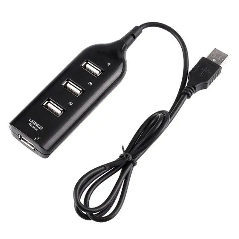 Cewaal высокое Скорость 4 Порты и разъёмы USB 2,0 Multi HUB разветвитель расширения Портативный OTG концентратор USB разветвитель для Apple Macbook Air портативных ПК