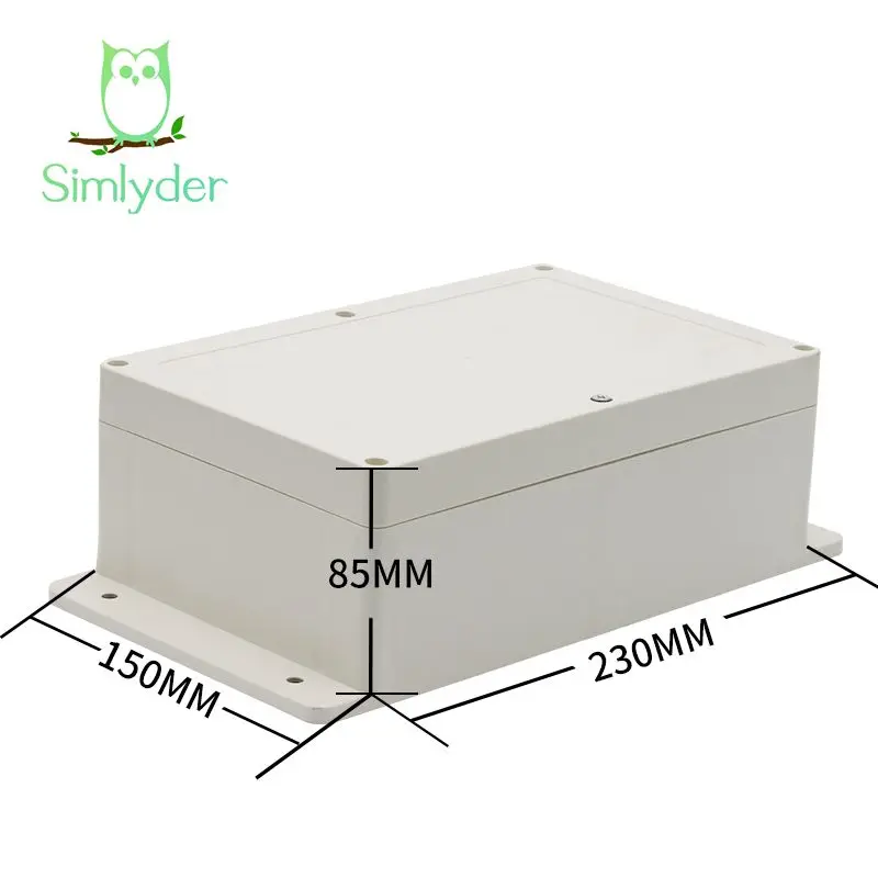 

1Pc 230x150x85mm Waterproof Plastic Enclosure Box Electronic Project Instrument Case Outdoor Junction Box Wall Mouning