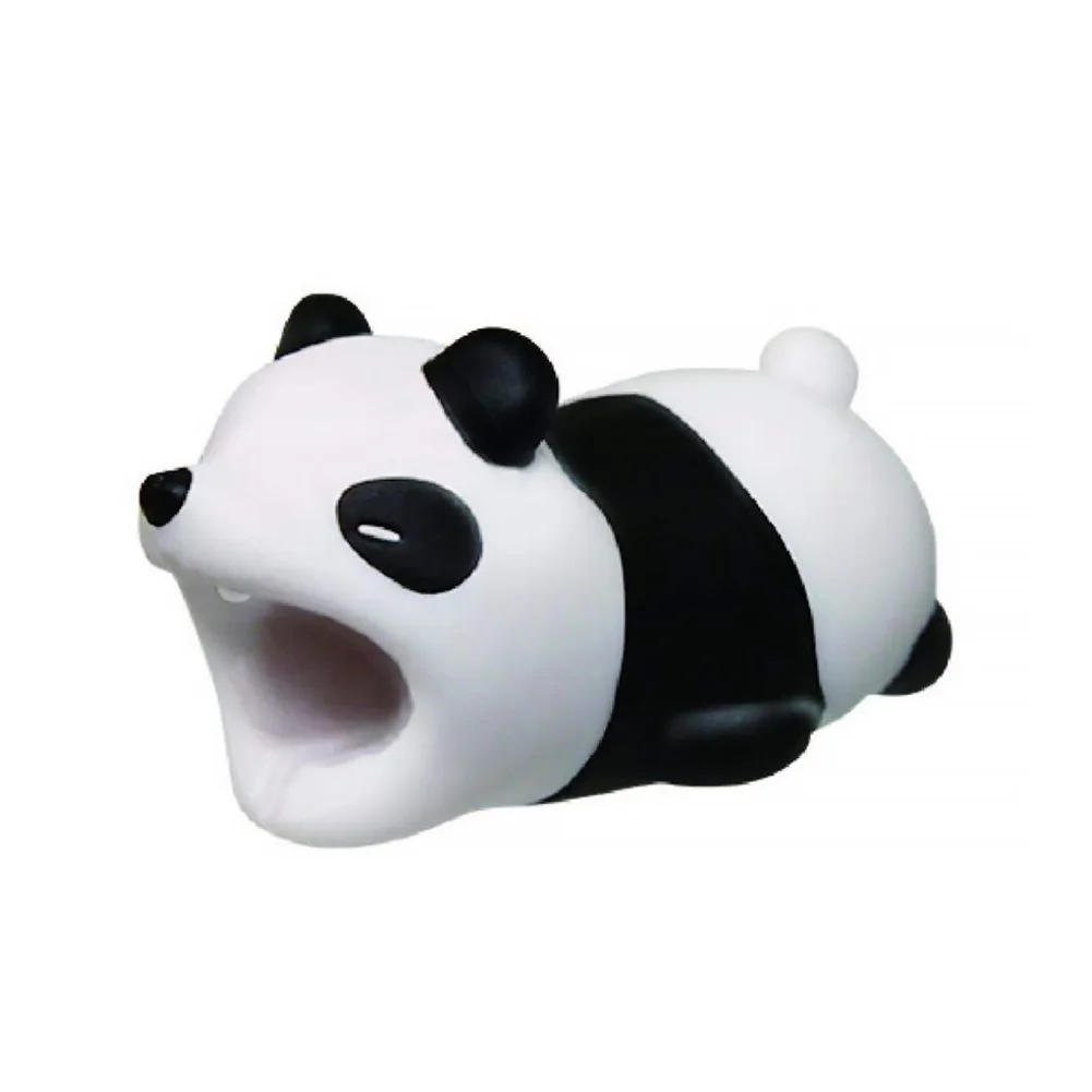 

Cute Panda Shape Creative Cell Phone Cable Protector Snap On Charging Cord Saver Protector Wire Data Line Protective Orga