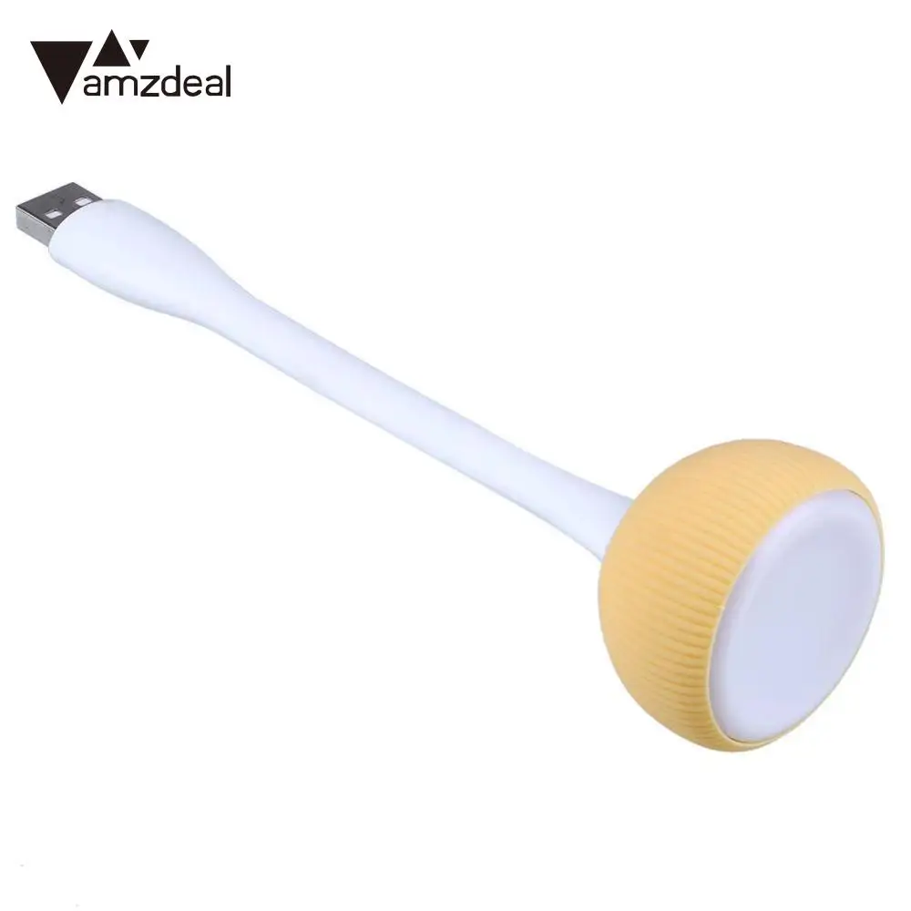 

AMZDEAL Adjustable for Bright USB LED Light Desk Table Lamp Touch Control For Notebook PC Laptop Reading Night with charging