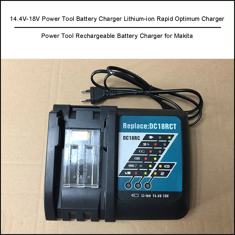 Power Tool Rechargeable Battery Charger for Makita 14.4V-18V Lithium-ion Rapid Optimum | Электроника