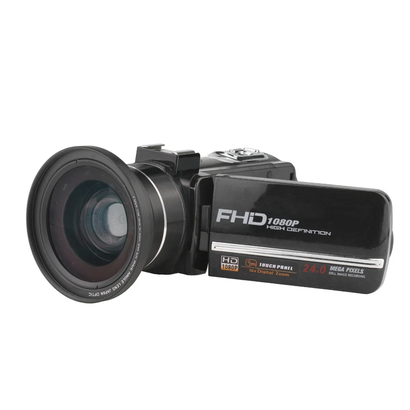 Video Camera Wifi 1080P Full Hd Portable Digital Video Camera 2400W Pixel 8X Digital Zoom 3.0 Inch Press Lcd Screen Camcorder