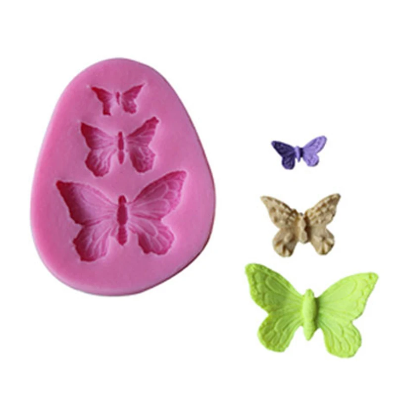 

3D Kitchen Silicone Butterfly Shape Chocolate Cookie Cake Baking Molds Decorating Fondant Mould Tool Decoration Kitchenware Tool