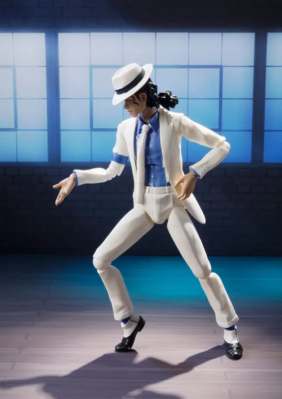 Michael Jackson MJ Criminal Moonwalk PVC bewegliche Figur Spielzeug Sammlung 