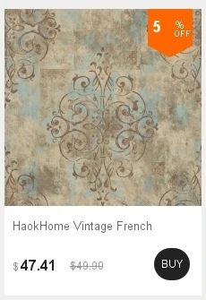 HaokHome Vintage Damask Thick Wallpaper Brown/Beige Vinyl Self Adhesive Wall Paper for Walls Bathroom Bedroom Home Decor