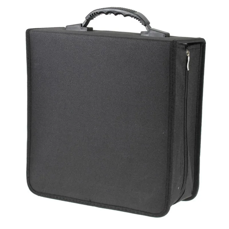 New Portable 320 Capacity CD DVD Media Storage Holder Carry Bag Case New Portable 320 Capacity CD DVD Media Storage Holder Carry Bag Case