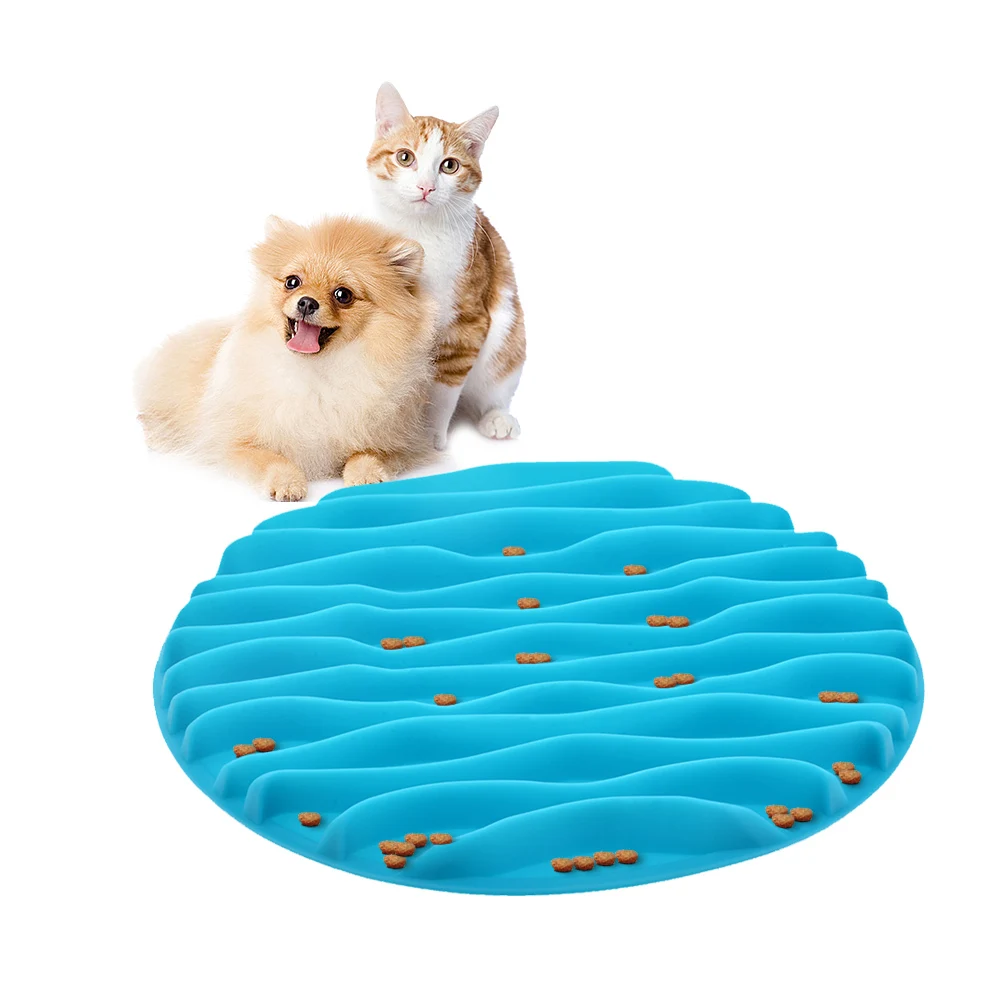 

Plastic Pet Dog Safe Feeder Jungle Design Anti Choke Dog Bowl Puppy Cats Slow Down Eatting Feeder Healthy Diet Dish