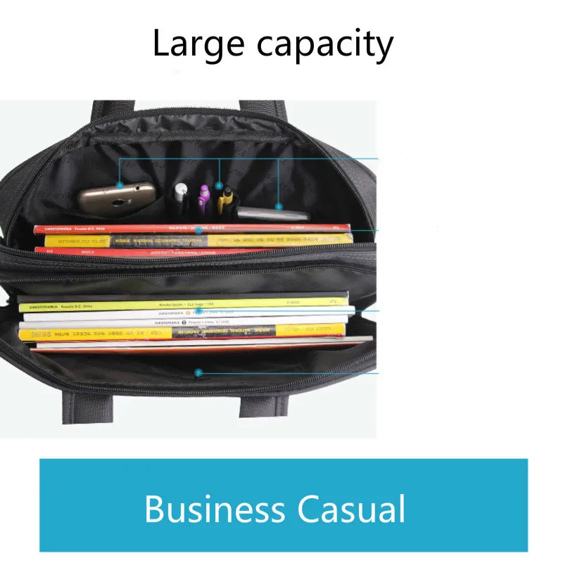 Новые вместительные Мужские портфели, водонепроницаемые прочные мужские сумки, сумки на плечо для ноутбуков, мужские сумки для путешествий, мужские сумки