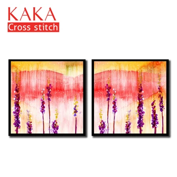 

Cross stitch kits,Embroidery needlework sets with printed pattern,11CT-canvas for Home Decor Painting,Flowers Full NCKF046